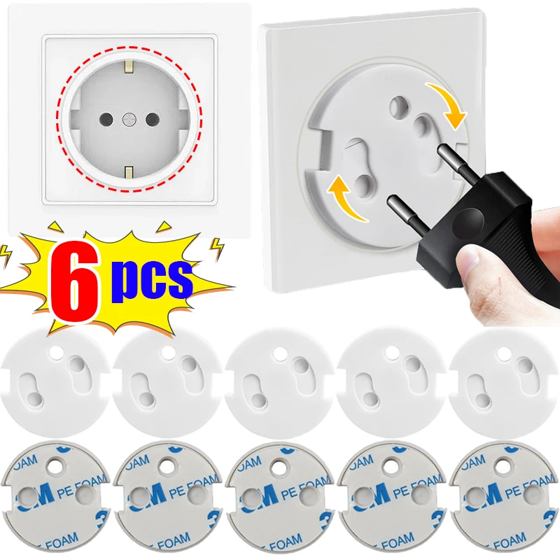 Elektrische Schutz Sicherheit Schutz Liefert Baby Pflege Steckdose Abdeckung Anti-elektrische Schock Infant Stecker Power Zubehör Image