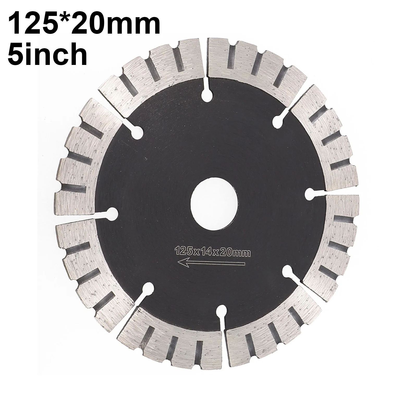 Diamant Trennscheibe Segment Sägeblatt 125mm 20mm Bohrung Für Beton Marmor Keramik Schneiden Winkel Grinder Werkzeug Zubehör Image