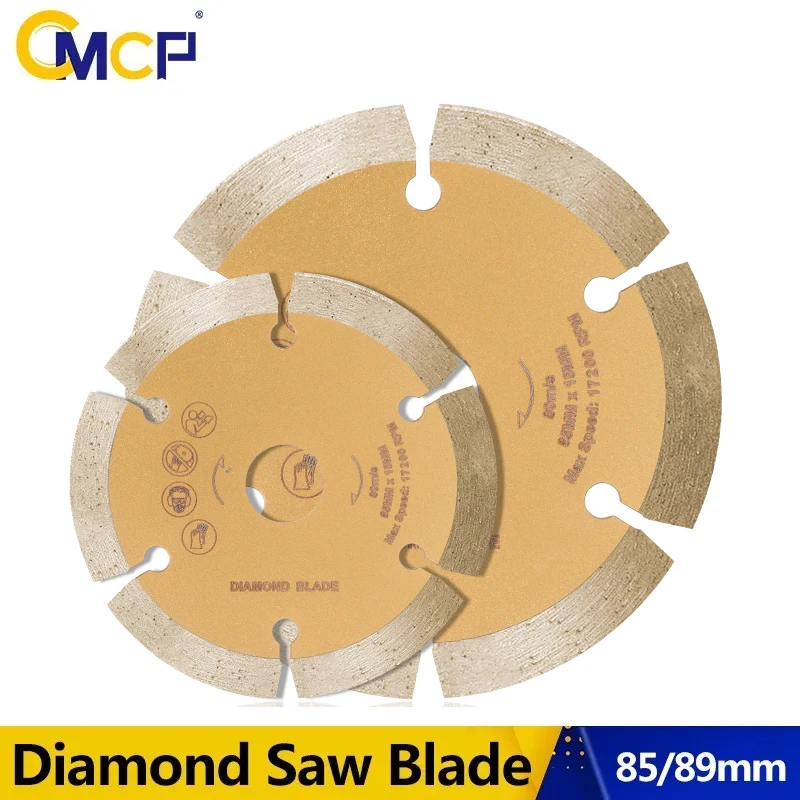CMCP Diamant Sägeblatt 85/89mm Dry Trennscheibe Für Beton Keramik Ziegel Marmor Stein Trennscheiben Rund sägeblatt Image
