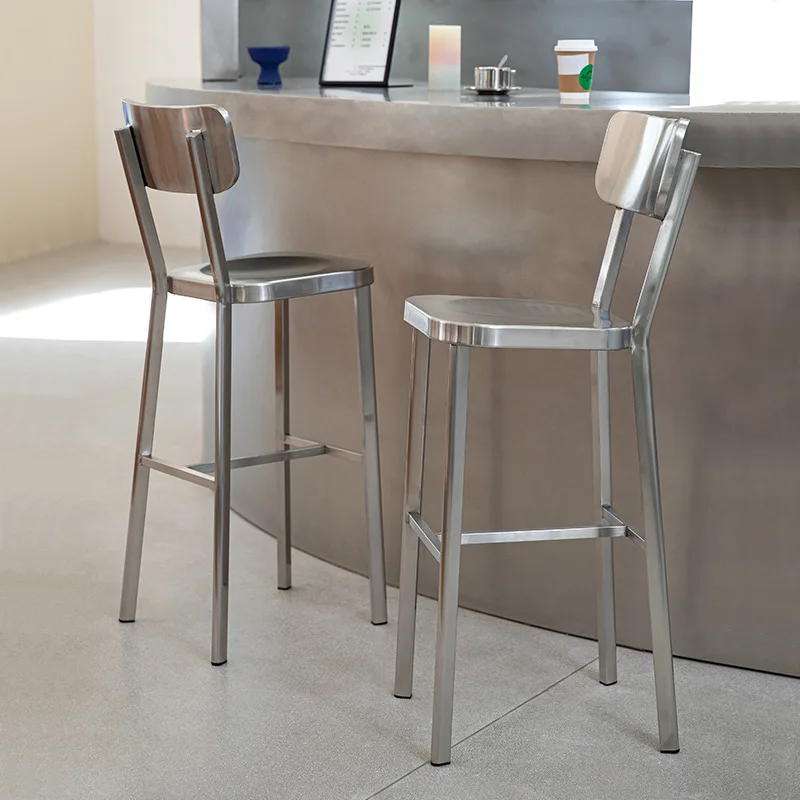 # Industriestil Bar-Möbel Edelstahl Küchen-Barhocker Edelstahl Barhochstuhl