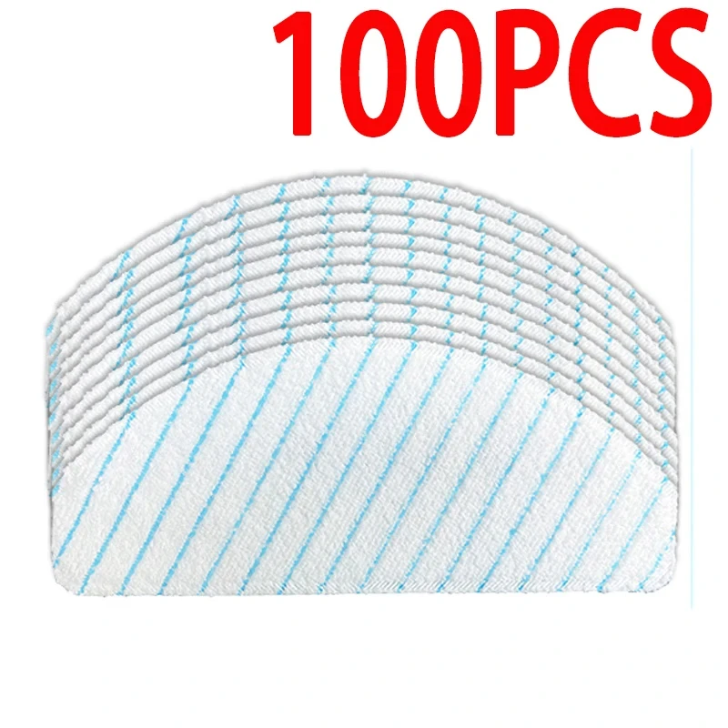 100er-Pack Einweg-Mopp-Pads für Ecovacs Deebot Ozmo T8 T8+/ T8 AIVI T9 AIVI / N8 Pro/ N8 Pro+ Roboter-Staubsauger-Zubehör Image