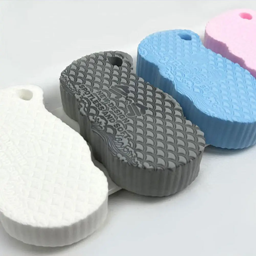 1/4Pcs 3D Neue Weichen Schwamm Körper Wäscher Bad Peeling Peeling Schwamm Super Weiche Bad Körper Bad Schwamm abgestorbene Haut Entferner Image