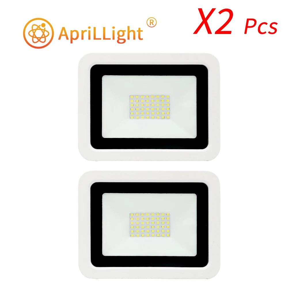 2 teile/los LED Flutlicht 10 W 20 W 30 W 50 W 100 W AC 220 V 230 V 240 V Reflektor LED Strahler Outdoor IP68 Wasserdichte Flutlicht