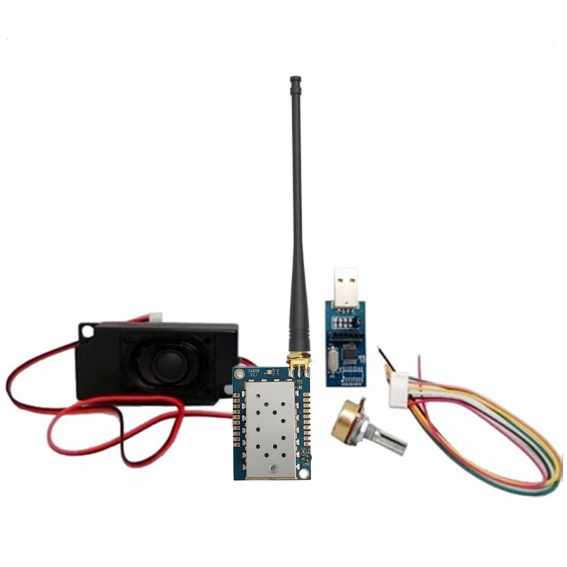 2 sätze/los All-in-one vhf walkie talkie modul kit SA828 VHF FM transceiver modul Image