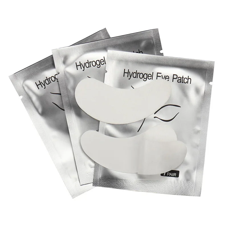 50/100/200 Pairs Wimpern Pad Gel Hydrogel Augenklappe Pfropfen Unter Augen Papier Aufkleber Fuchs Wraps Wimpern Verlängerung make-up-Tools Image
