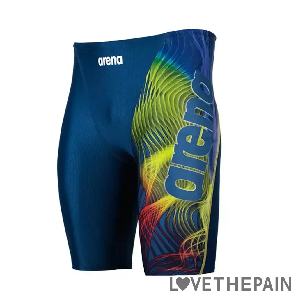 Neue Männer Schwimmen Jammer Badehose Professionelle Schwimmen Surf Badehose Sommer Strand Lycra Quick Dry Uv-schutz Gym Strumpfhosen Shorts Image