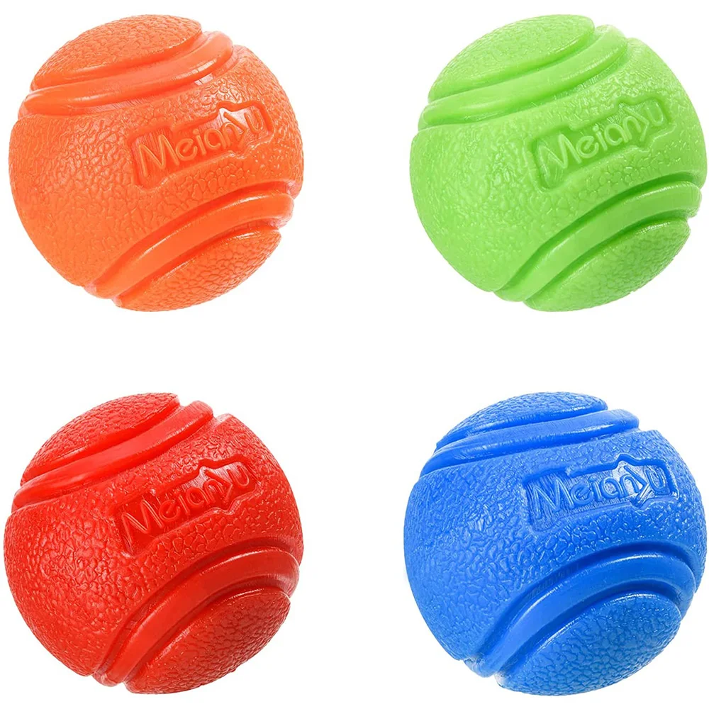 Haustier-Hundespielzeug, Hundeball, Hüpfburg, Gummi, fester Ball, Widerstand gegen Hunde-Kauspielzeug, Wurf- und Erholungstraining im Freien für Hunde Image