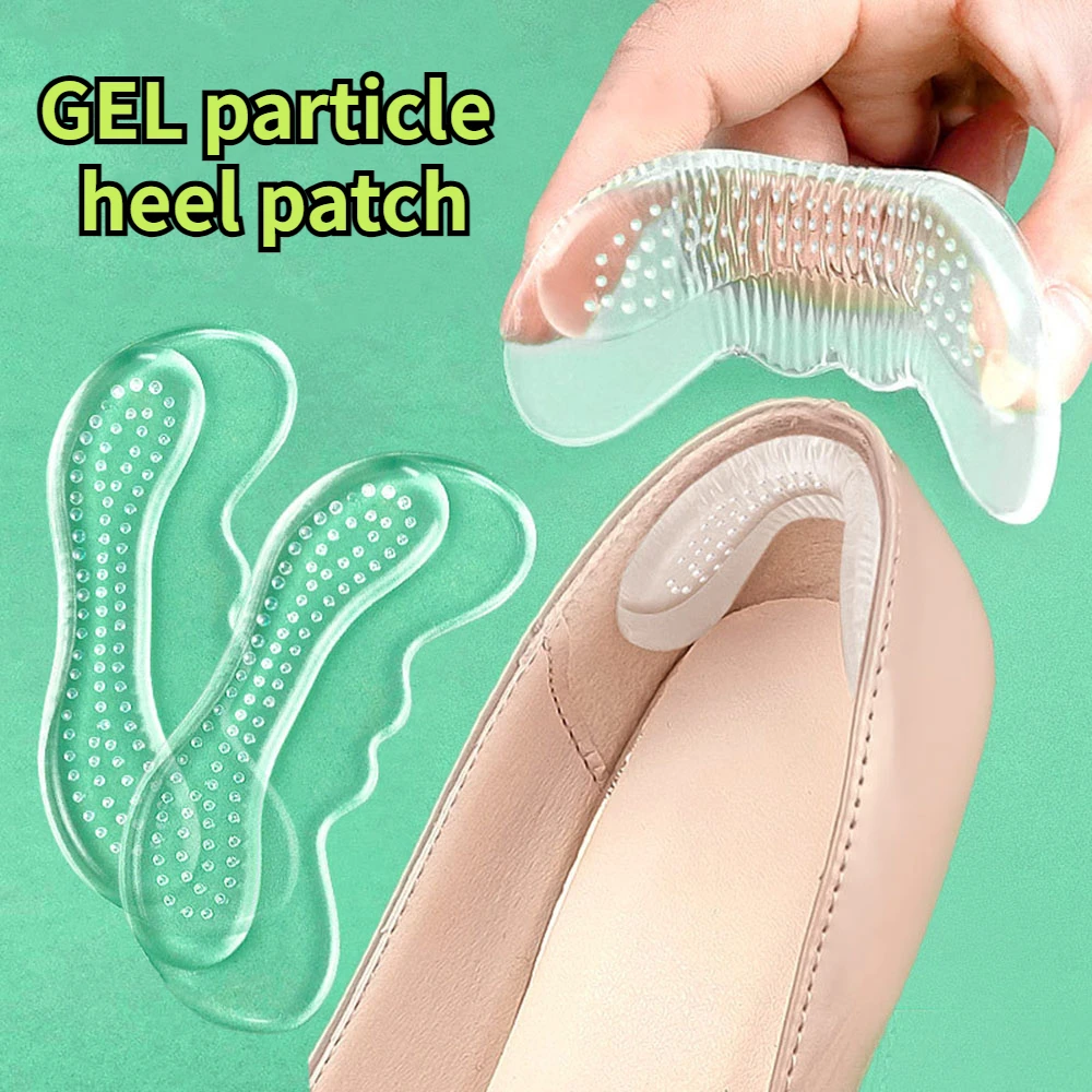 Silikon-Fersenschutz, hochwertige Damenschuhe, Fersenkissen, Fußpflegeprodukte, rutschfeste Schuhpolster für High Heels, Schuheinlage Image