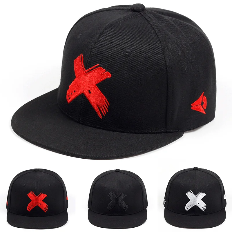 Unisex Einfache Buchstabe X Stickerei Hip-hop Hüte Frühling Herbst Im Freien Einstellbare Casual Baseball Caps Sonnenschutz Hut