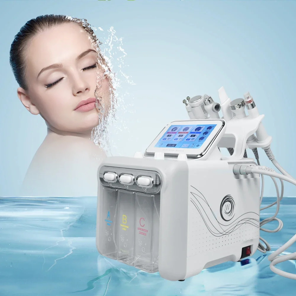6-in-1 Gesichtspflegegerät Hydra Aqua Tiefenreinigung Hautpflegegerät (Schneller Versand) Image