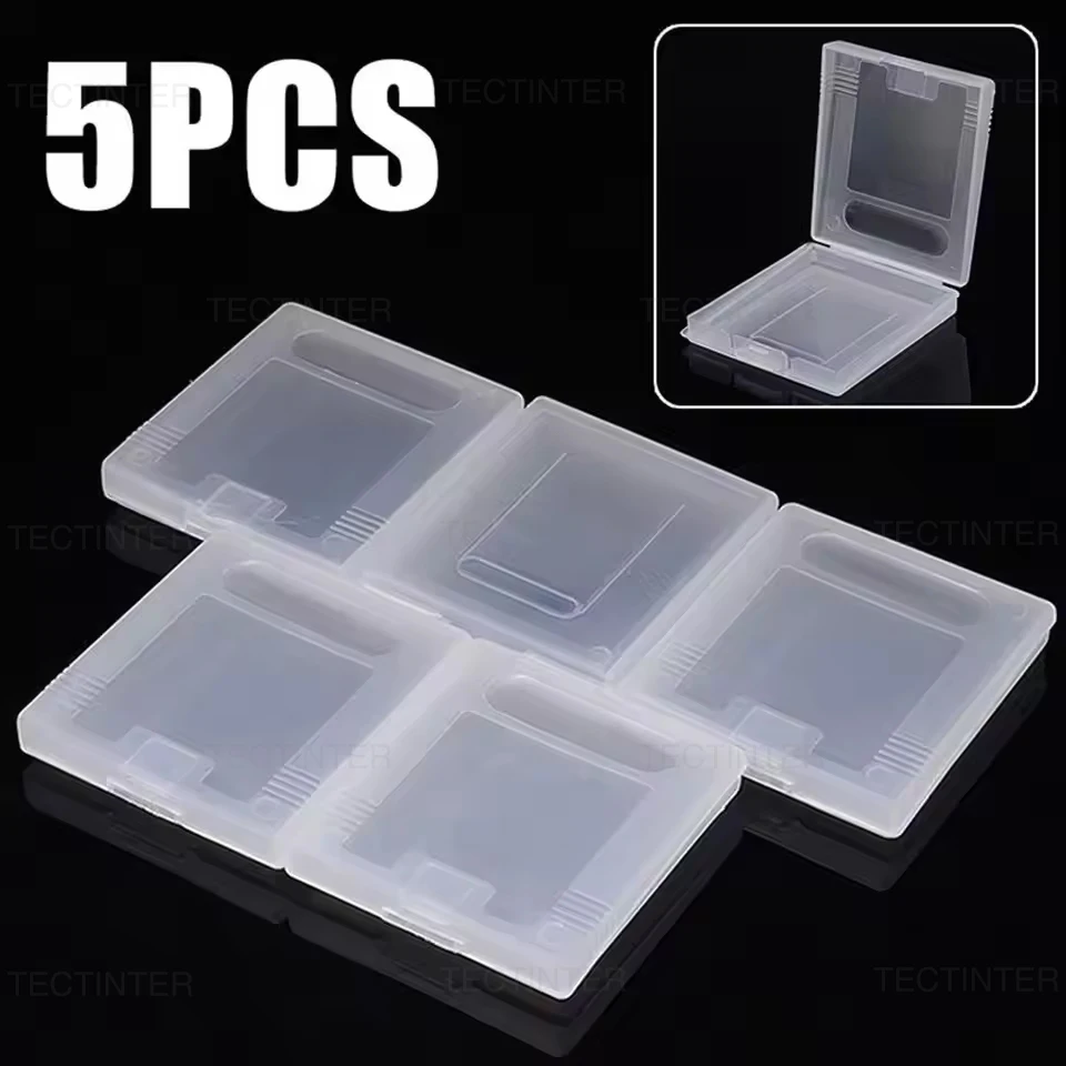 1/5Pcs Kunststoff Spiel Karte Patrone Fällen Für GBC/GBP/GB Schutzhülle Lagerung Box Abdeckung für Nintendo Game Boy Farbe Tasche Image