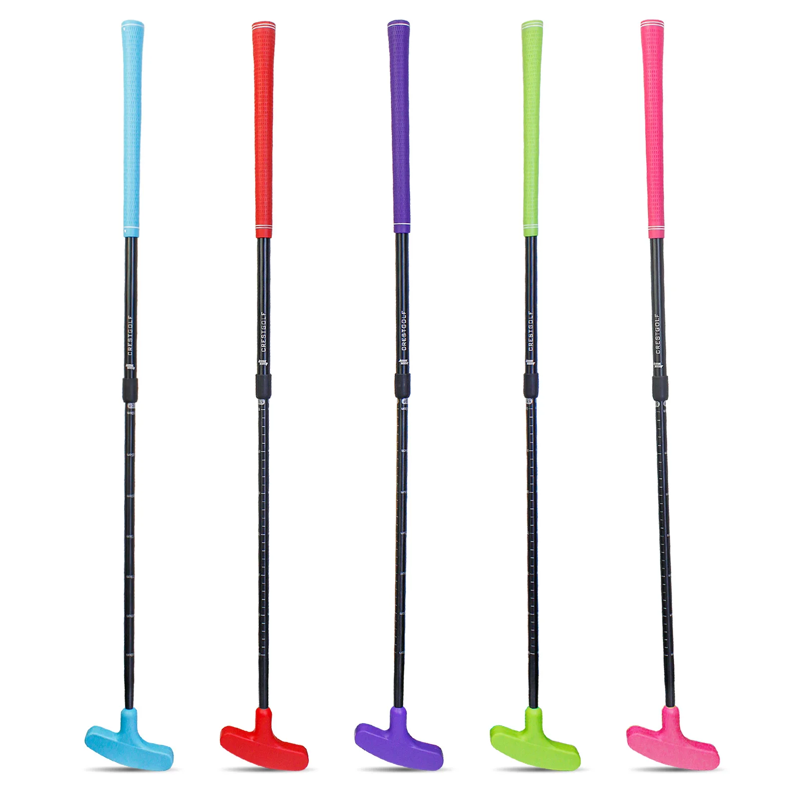 Crest golf 5er Pack verstellbare Golf Putter Zwei-Wege-Minigolf Putter Rechts-oder Linkshänder Golfer für Kinder Teenager Erwachsene Image