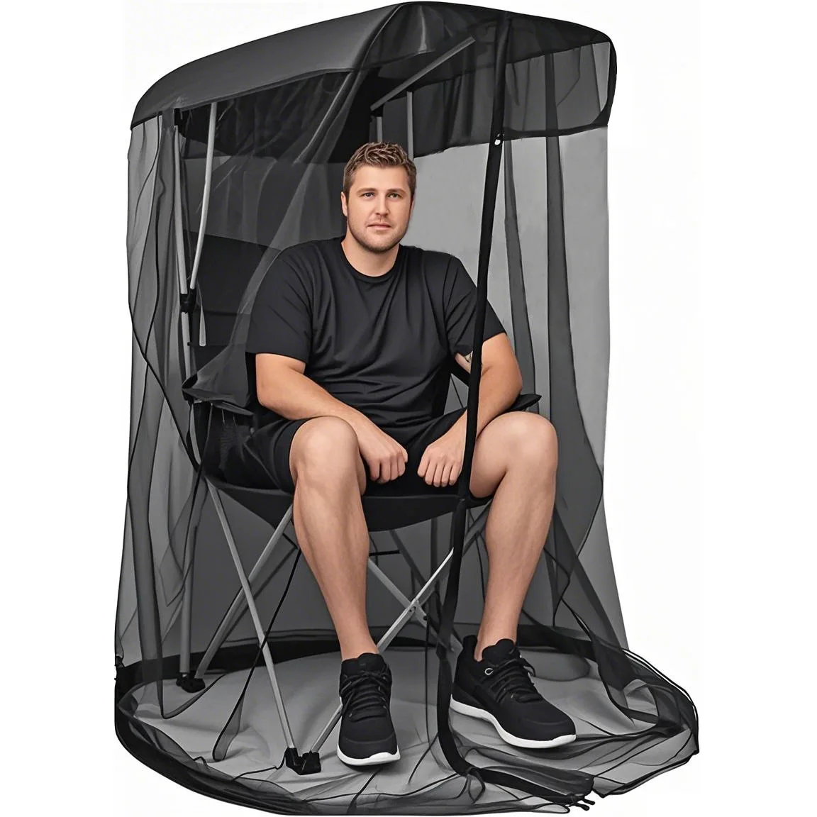 Moskitonetz Schaukel Stuhl Abdeckung Mesh Zelt Reißverschluss Bug Barriere Camping Angeln Im Freien Wasserdichte Baldachin Net Garten Zubehör
