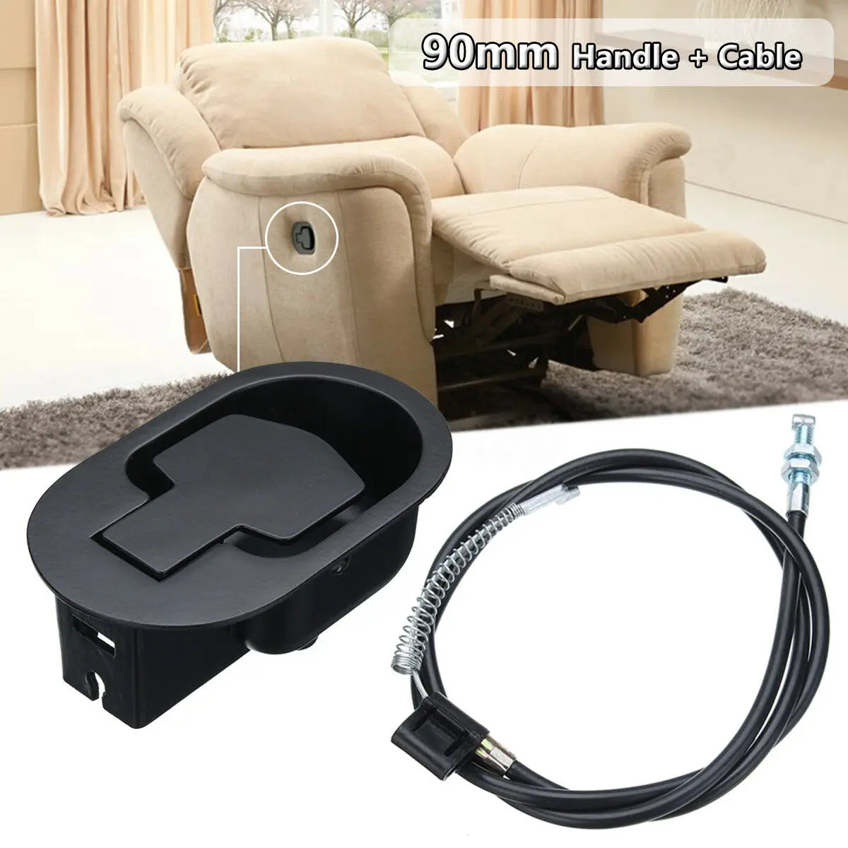Metall Liege Griff Mit Kabel Universal Liege Ersatz Teile Sofa Stuhl Couch Release Hebel Pull Griff Perfekte Image