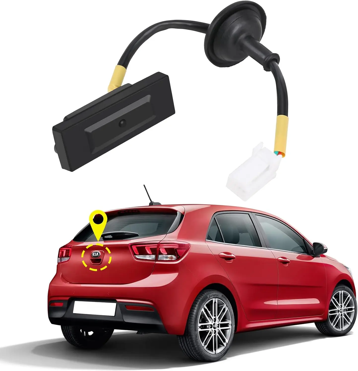 5/3/2/1 stücke Auto Hinten Stamm Deckel Schloss Boot Release Griff Schalter Heckklappe Öffnen Taste für Kia Rio Stolz 2012-2017Hyundai 812601W220 Image