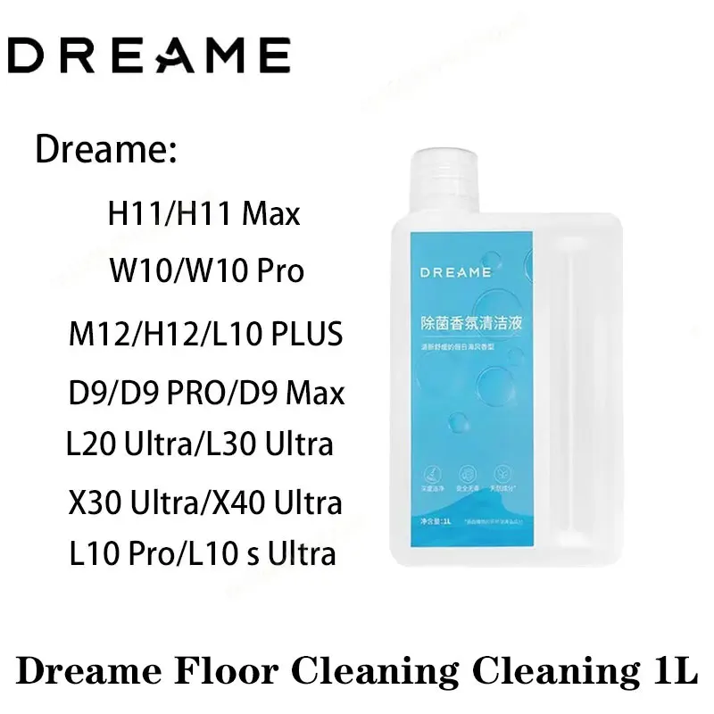 Original Dreame Reinigungslösung 1L für X40 Ultra /X30 Ultra/X50 Ultra/L10s Pro Ultra Komplettes Reinigungsflüssigkeitszubehör Image