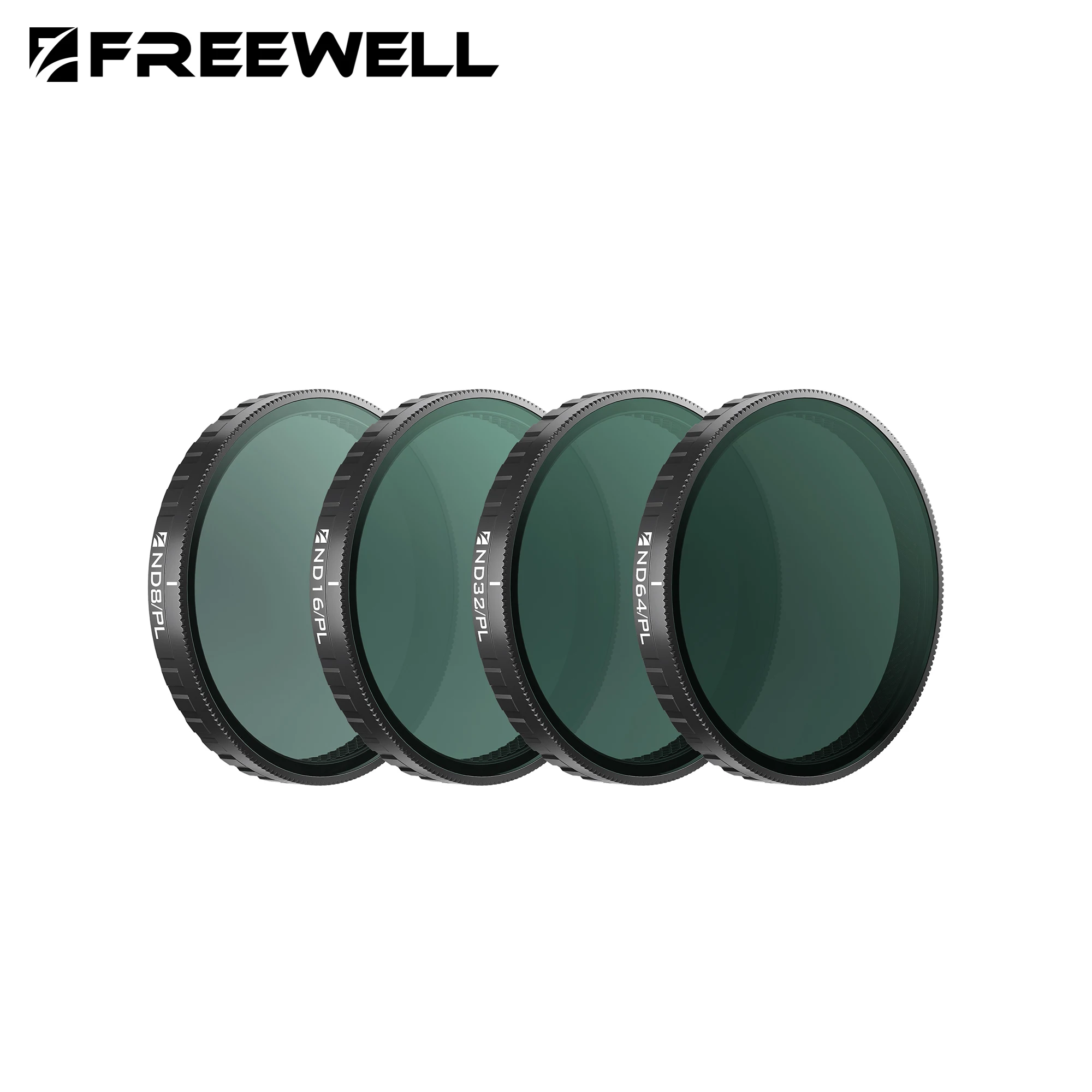 Freewell 4er-Pack Action-Kameras, Filter, ND/PL- und ND-Filter-Kit, Kompatibilität, DJI Osmo Action 6 Kamera-Fotografie-Zubehör Image