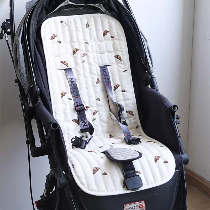 Kinderwagen Sitzkissen Sommer Baby Dünn Typ Sitzkissen Universal Kinderwagen Pad Image