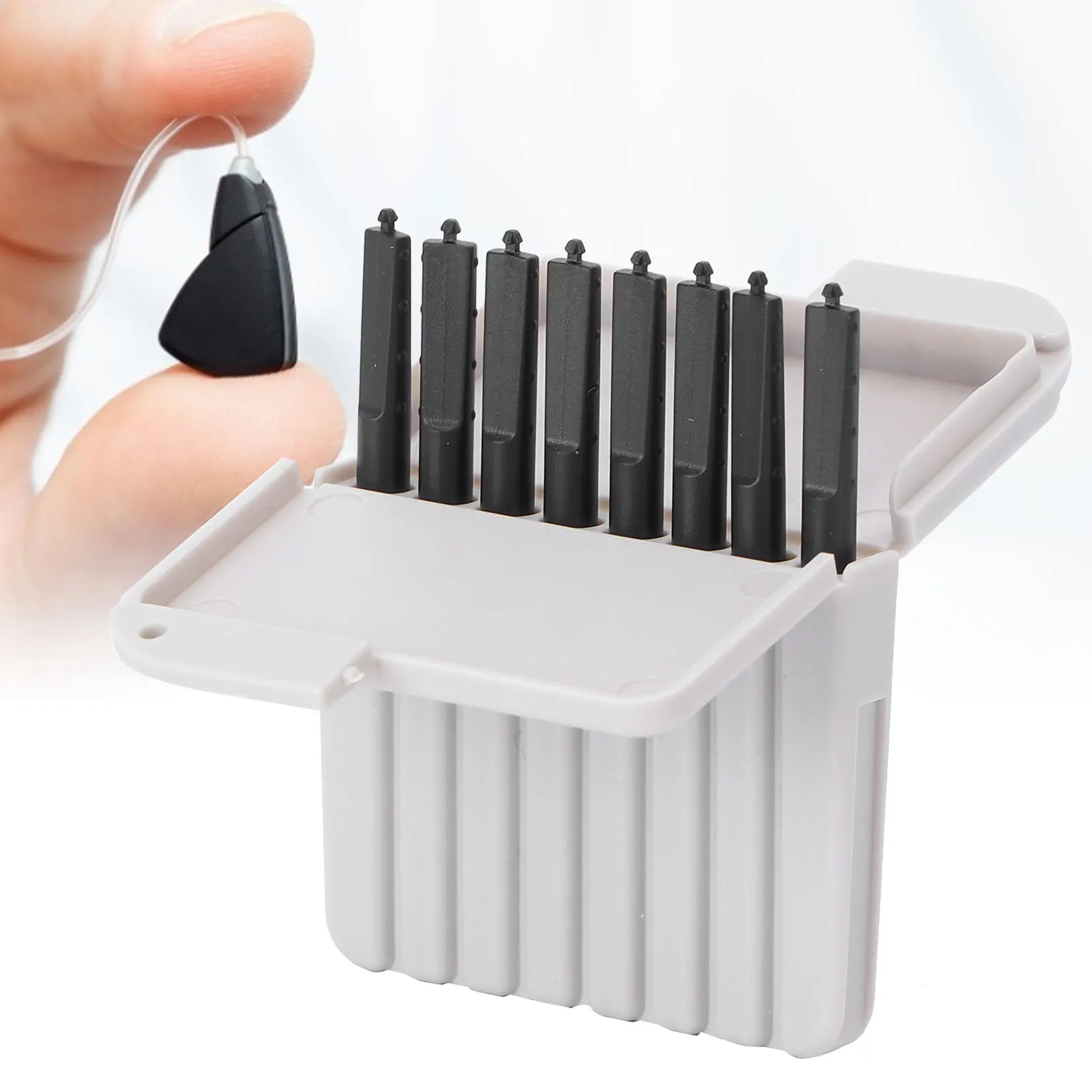 8 Teile/schachtel 1,2mm Hörgerät Schutz Ohrenschmalz Wachen Filter Hörunterstützung für Oticon Staubdicht Verhindert Hörgerät Wachen Image