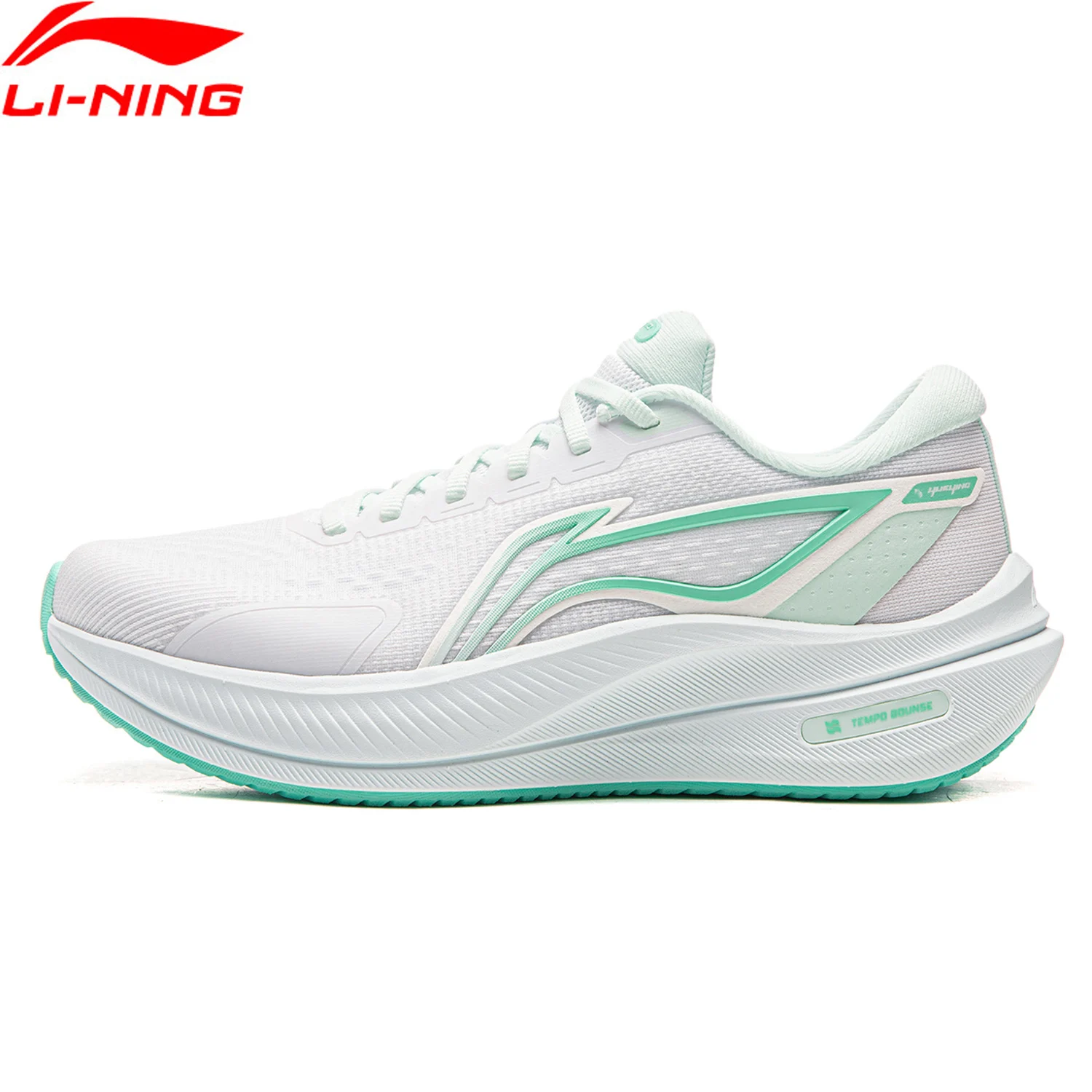 Li-Ning YUEYING 5 Damen-Laufschuhe mit optimiertem Dämpfungssystem und breiter Zehenbox, TEMPO BOUNSE, reflektierender LiNing-Sneaker ARHW004 Image