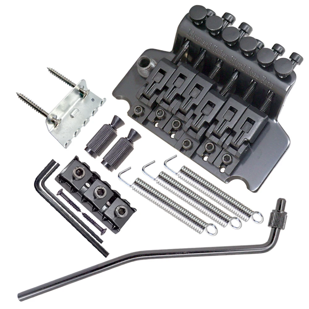 6-saitiges Double Roll Saitenhalter Sattel Tremolo Bridge System für den Austausch von E-Gitarren Image