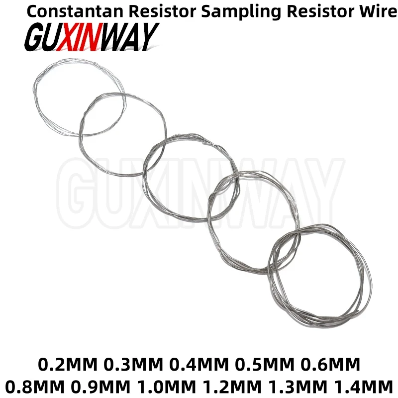 1 Meter Constantan-Widerstand, Abtastwiderstandsdraht, 0,2 mm, 0,3 mm, 0,4 mm, 0,5 mm, 0,6 mm, 0,8 mm, 0,9 mm, 1,0 mm, 1,2 mm, 1,3 mm, 1,4 mm, 2,0 mm, 2,5 mm Image