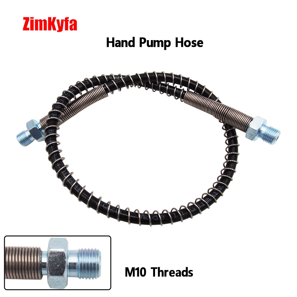 Hpa Luft Handpumpe Makro line Schlauch 630bar/63mpa/9000psi Hochdruck leitung m10 * 1 Gewinde Luftfüllung Nylon 50cm ss Feder schutz Image