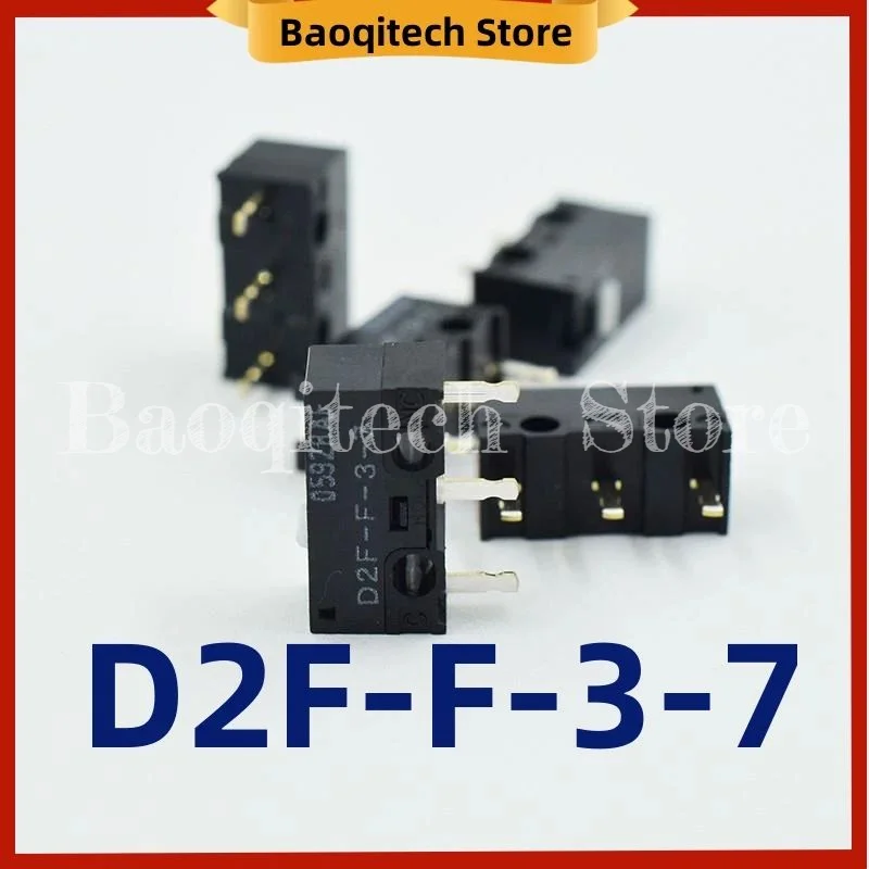 D2F - F-3-7 Snap Action N.O./N.C. SPDT Pin Plunger 3A 125VAC 30VDC 1,47N Reisemikroschalter für Omron-Mausschalter Image