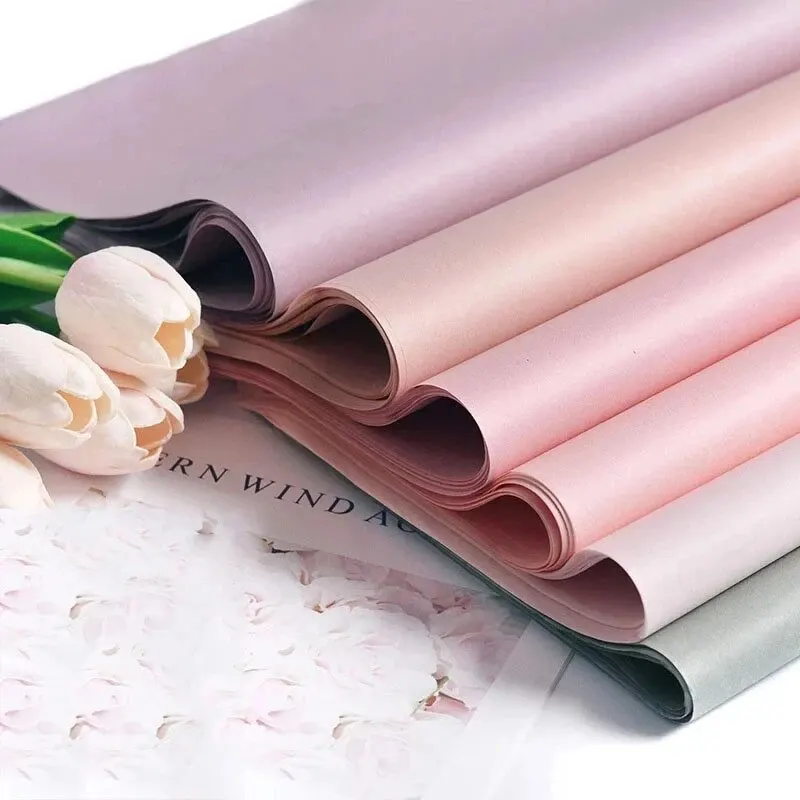 40 stücke Seidenpapier 75*52cm Bastel papier Blumen verpackung Scrap booking Papier Party Geschenk verpackung dekorative Blumen Packpapier Image