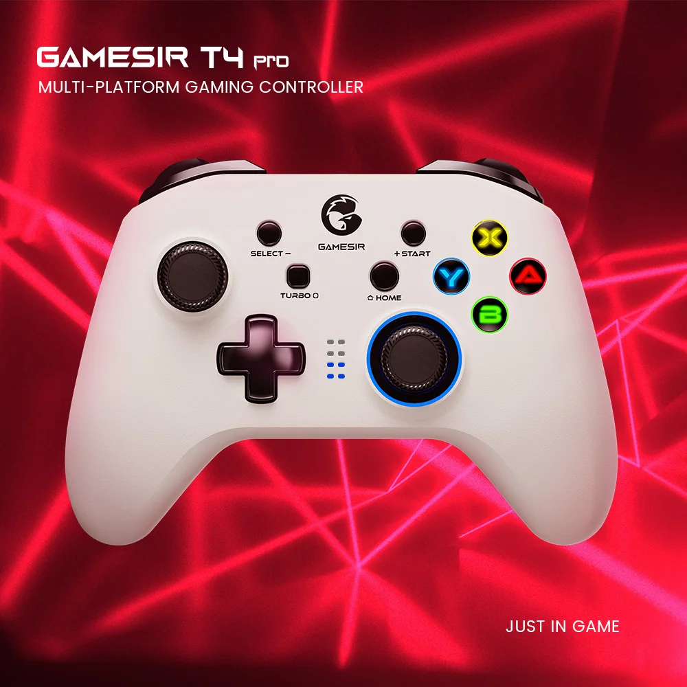 GameSir T4 Pro Weiße Version Bluetooth Gaming Controller 2,4G Wireless Gamepad für Nintendo Switch PC Handy Cloud Spiele Image
