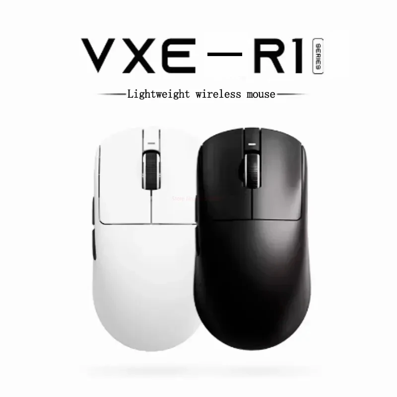 Vxe Dragonfly R1-Serie, kabellose Maus, R1 Se, leicht, Paw3395 Nordic52840, 2 kHz, Smart Speed X, geringe Verzögerung, FPS-Spielmaus, Geschenk Image