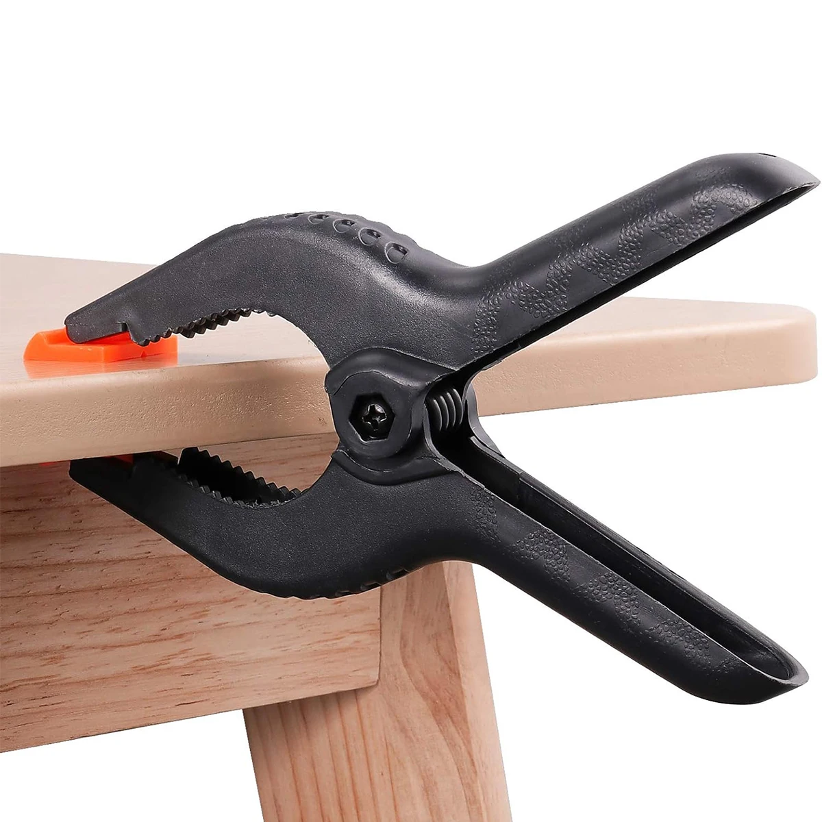 3/4/6/9 Zoll Holzbearbeitungsclip Kunststoffklemme Nylon Federklemmen Clips für Hintergrund, Holzbearbeitung, Fotografie, Handwerk, Kunst DIY Image