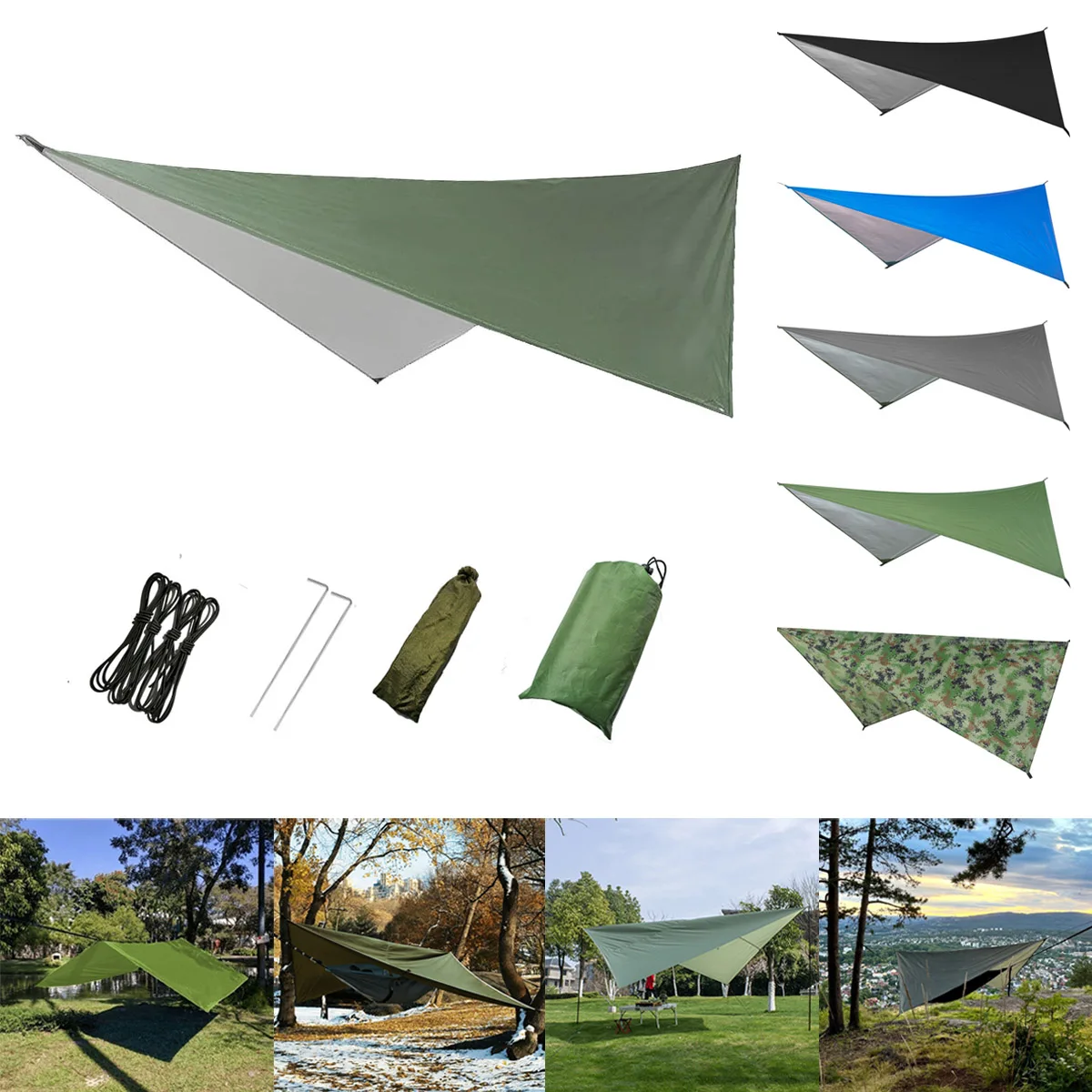 Camping liefert Tisch bett im Freien Baldachin Sonnenschutz Wandern Markise Touristen zelt Strand Schatten Sonnenschirme Terrasse Gartenmöbel