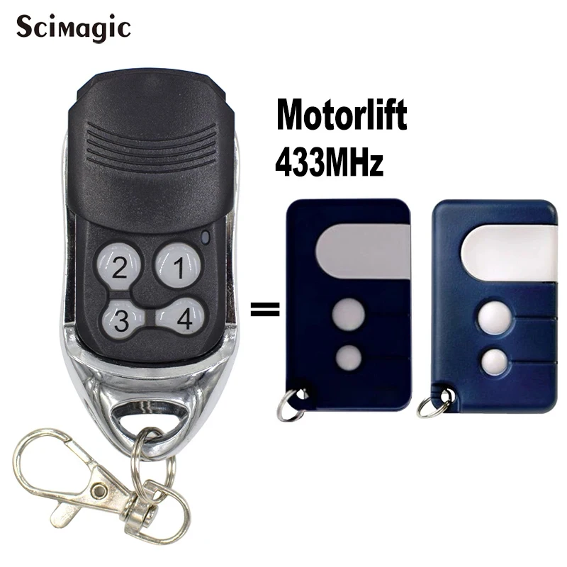 MotorLift 750 Fernbedienung 433,92 MHz Modell 84335 84335E 84335EML Typ 1A5478 Garagentor Toröffner Rolling Code Image