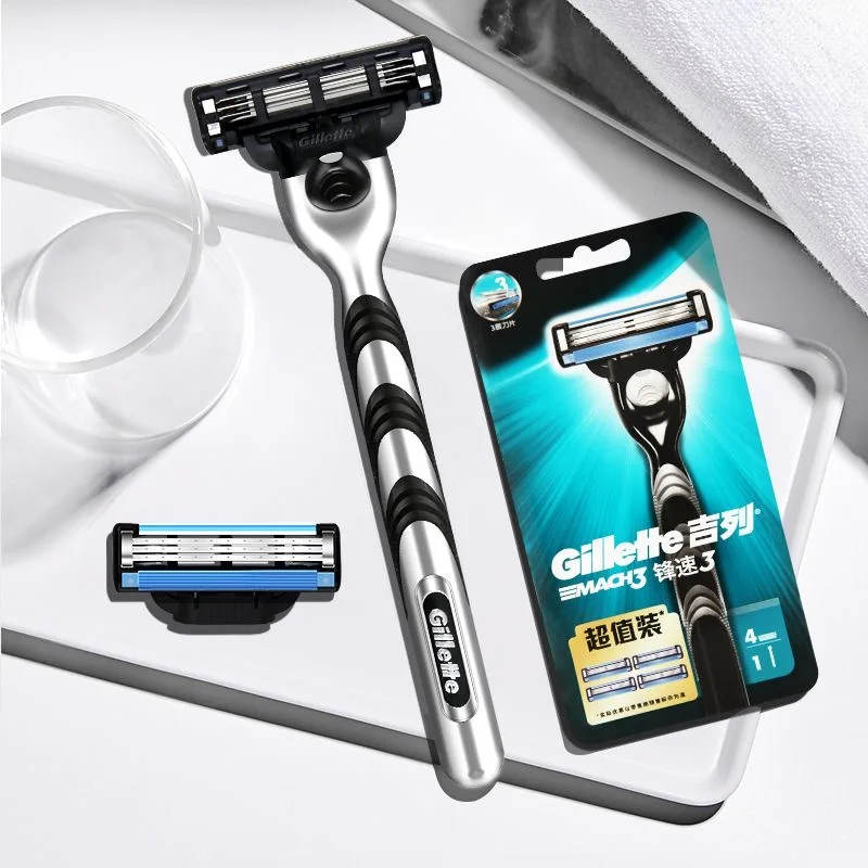 Gillette Mach 3 Classic 3-Klingen-Rasierer für Männer Manueller Rasierer Image