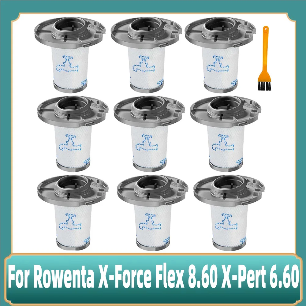Waschbarer Filter für Rowenta X-Force Flex 8.60 X-Pert 6.60 Akku-Staubsaugeraufsatz, Ersatz-Ersatzteil Image