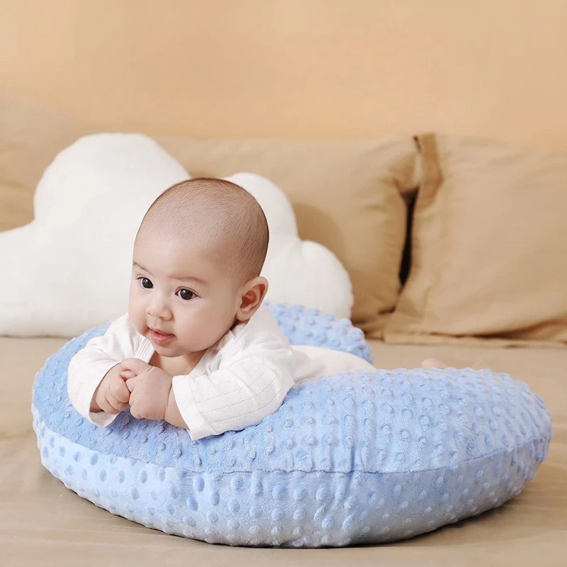 Weiches, bequemes U-förmiges Baby-Stillkissen, Stillkissen, einfarbig, Stillkissen, Baby-Stillkissen, Neu Image