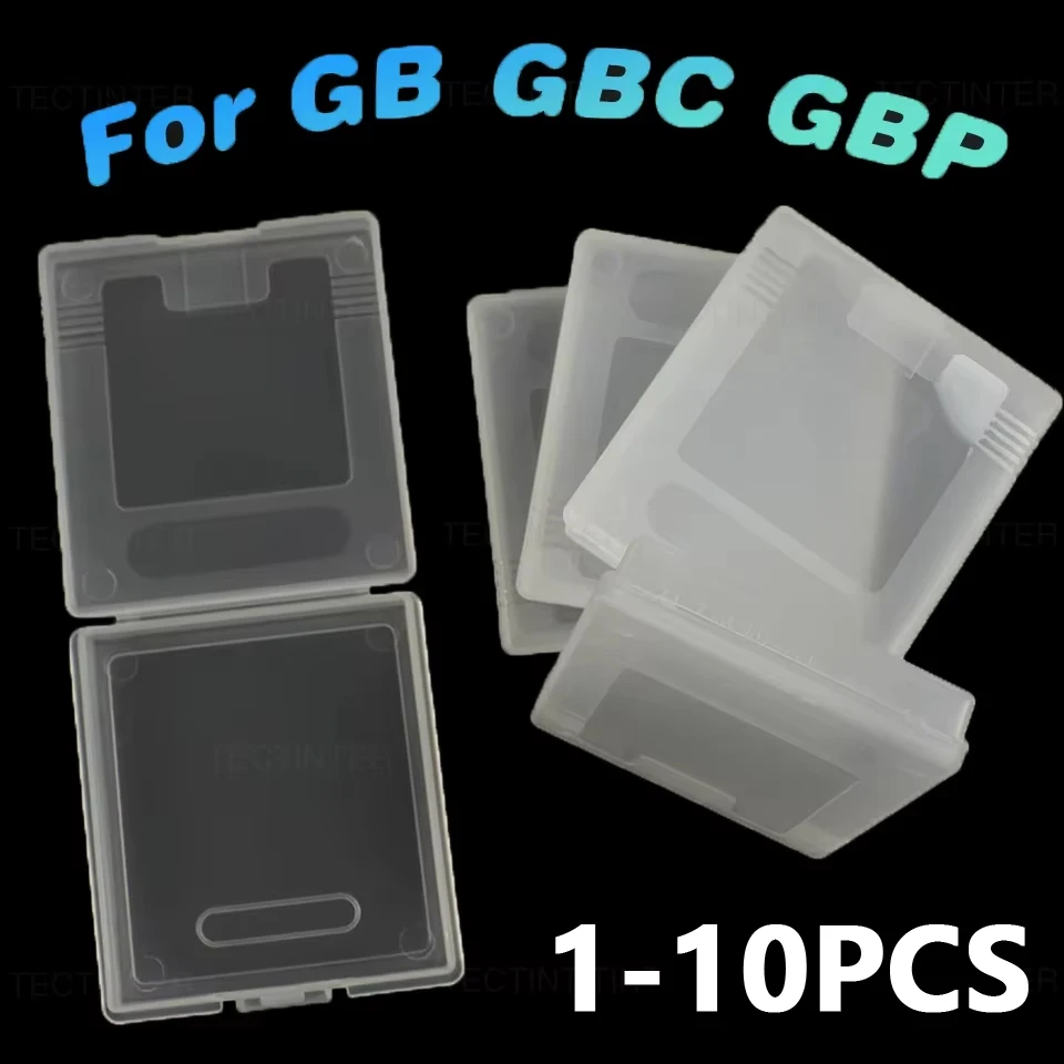 Plastik-Spielkartenhülle für Nintendo Game Boy Color GBC/GBP Konsole Schützende Spielkarten-Aufbewahrungsbox Abdeckung Tasche Image