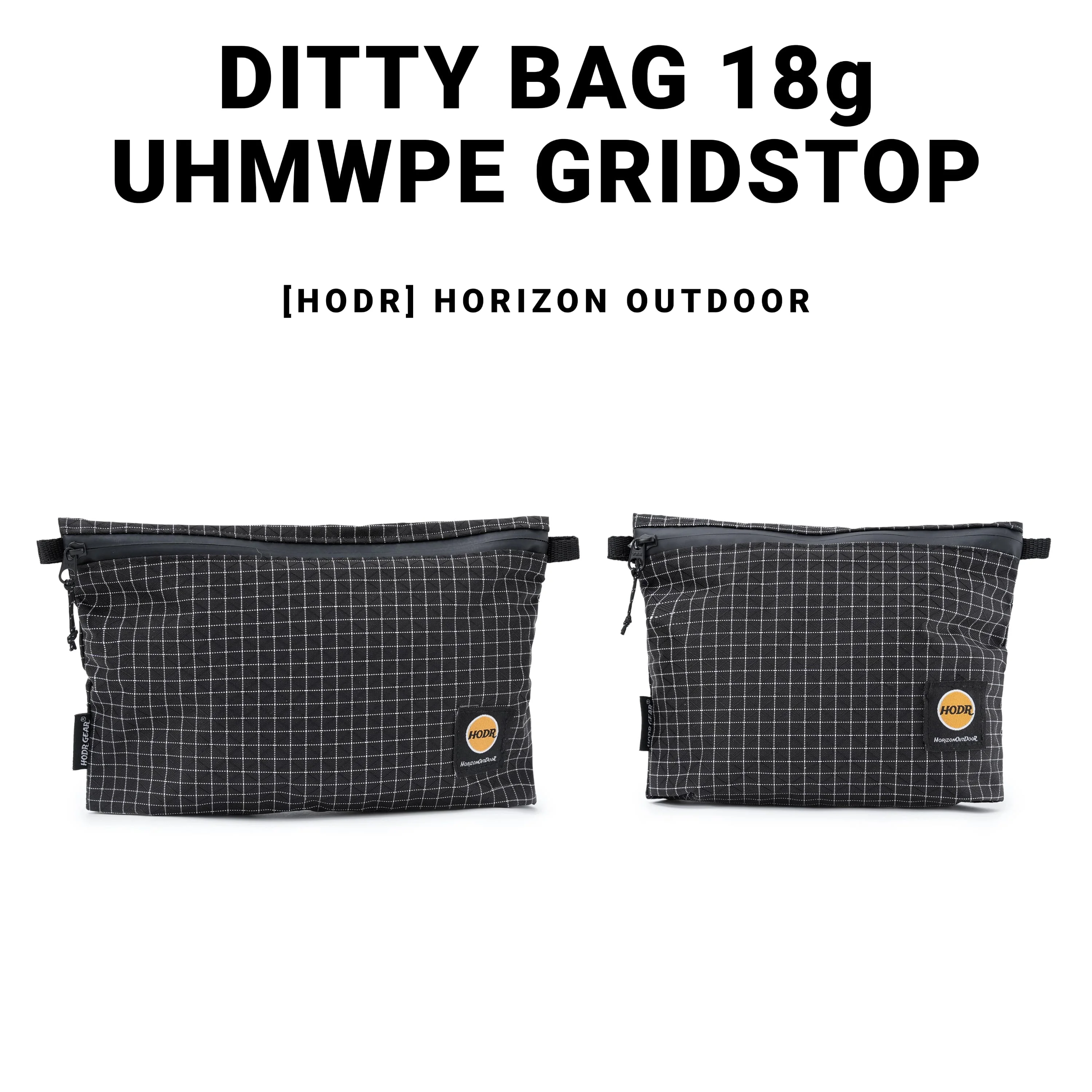 [HODRGEAR] Ditty Bag Ultraleichte, selbststehende Gripstop UHMWPE 210D Aufbewahrungstasche 18g Reiseorganizer für Erste-Hilfe-Set und Reisepass Image