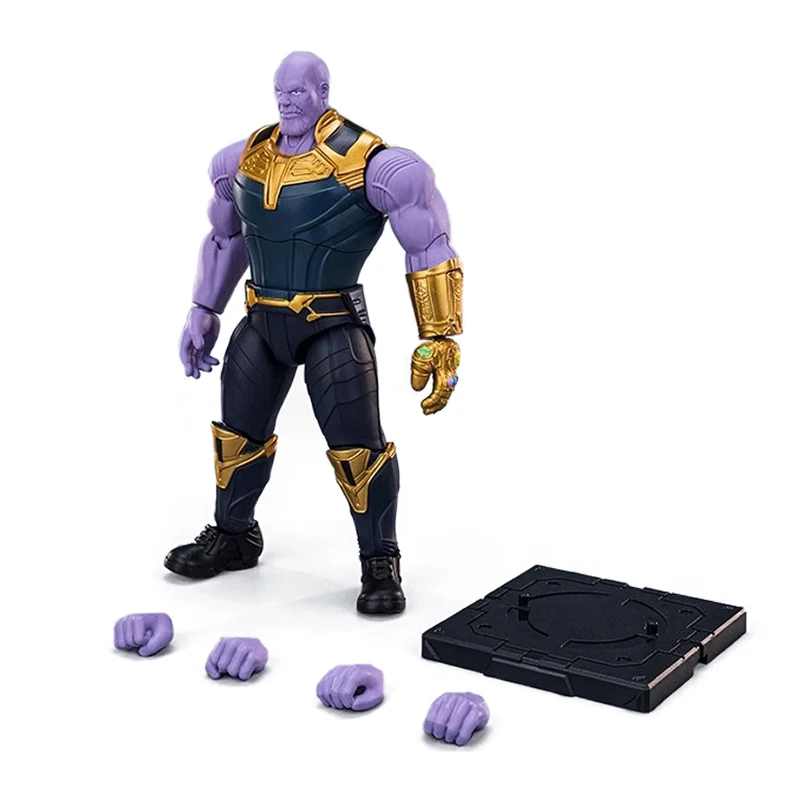 Original Fondjoy Marvel Figuren Hulk Thanos Captain America Spider-Man Thor Iron Man Cool Boy Spielzeug Benutzerdefinierte Modelle Puppen Kinder Geschenke Image