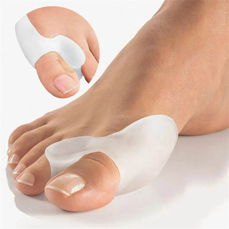 Linderung von Ballenzehen mit 2 weichen Big Toe Corrector – perfekt für nächtliche und private Nutzung, langfristiger Komfort Image