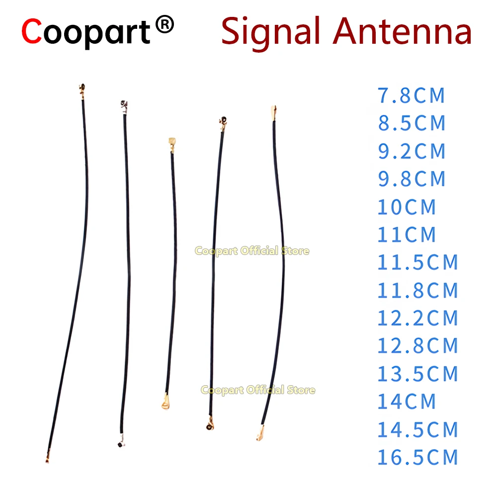 Wifi Signal Antenne Für Xiaomi Redmi vivo oppo huawei Katze Poco Ehre Tecno Moto Samsung infinix Telefon Koaxial Antenne Flex Kabel Image