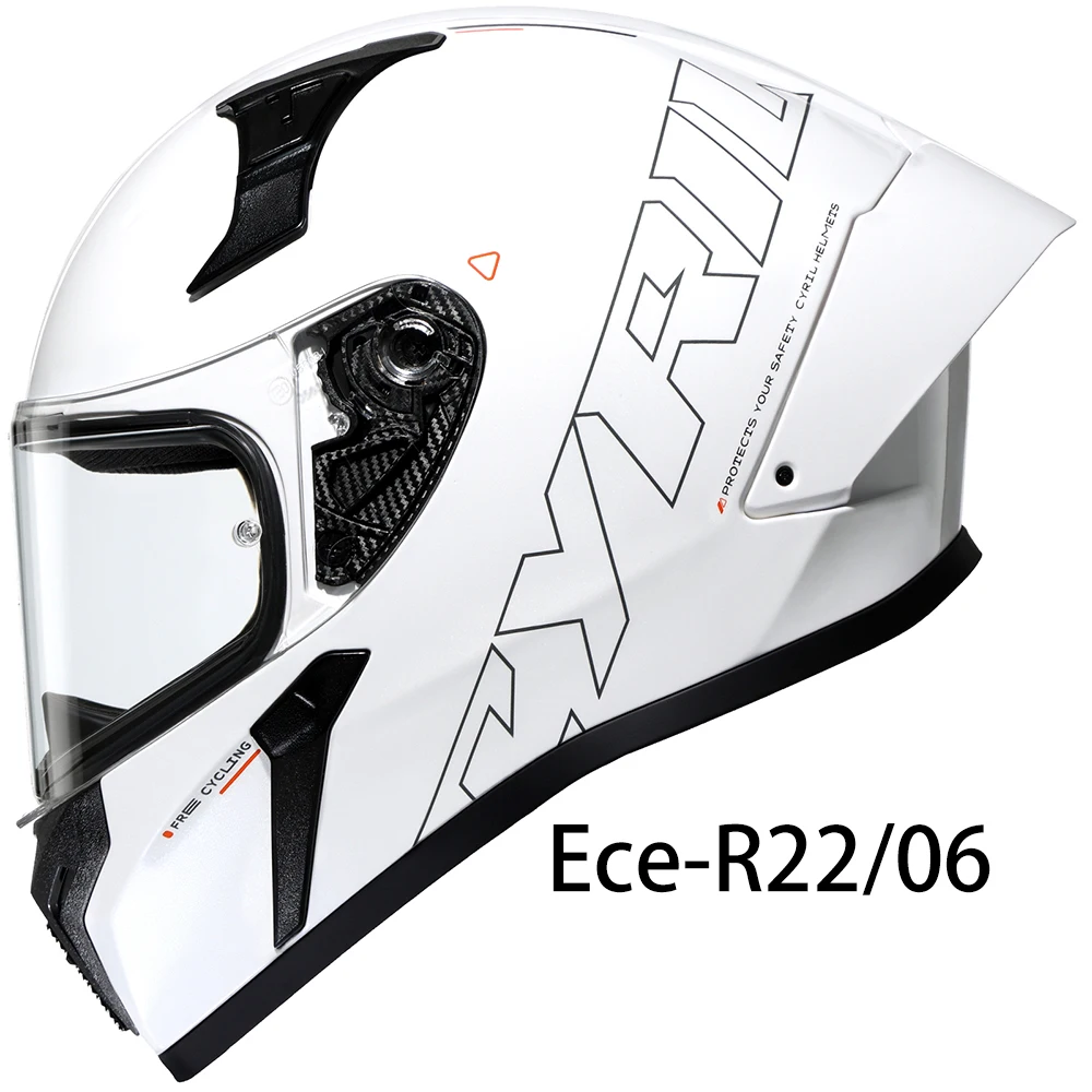 Motorradhelm ECE 22.06 Zertifiziert DOT Genehmigt Herren und Damen Vollvisierhelm für Elektroroller Image