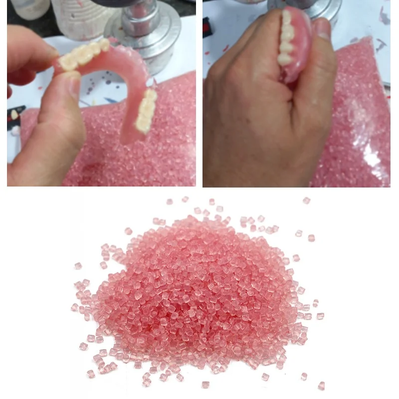 100g Dental Valplast Flexible Acryl Blut Streak Simulation Teil Prothese Dental Labor Materialien Image