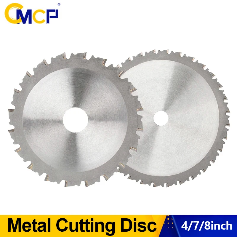 CMCP 1PC Metall Schneiden Klinge Disc 4/7/8 zoll Hartmetall Kreissäge Klinge 20/30/48 zähne Für Stahl Metall Schneiden Klinge Image