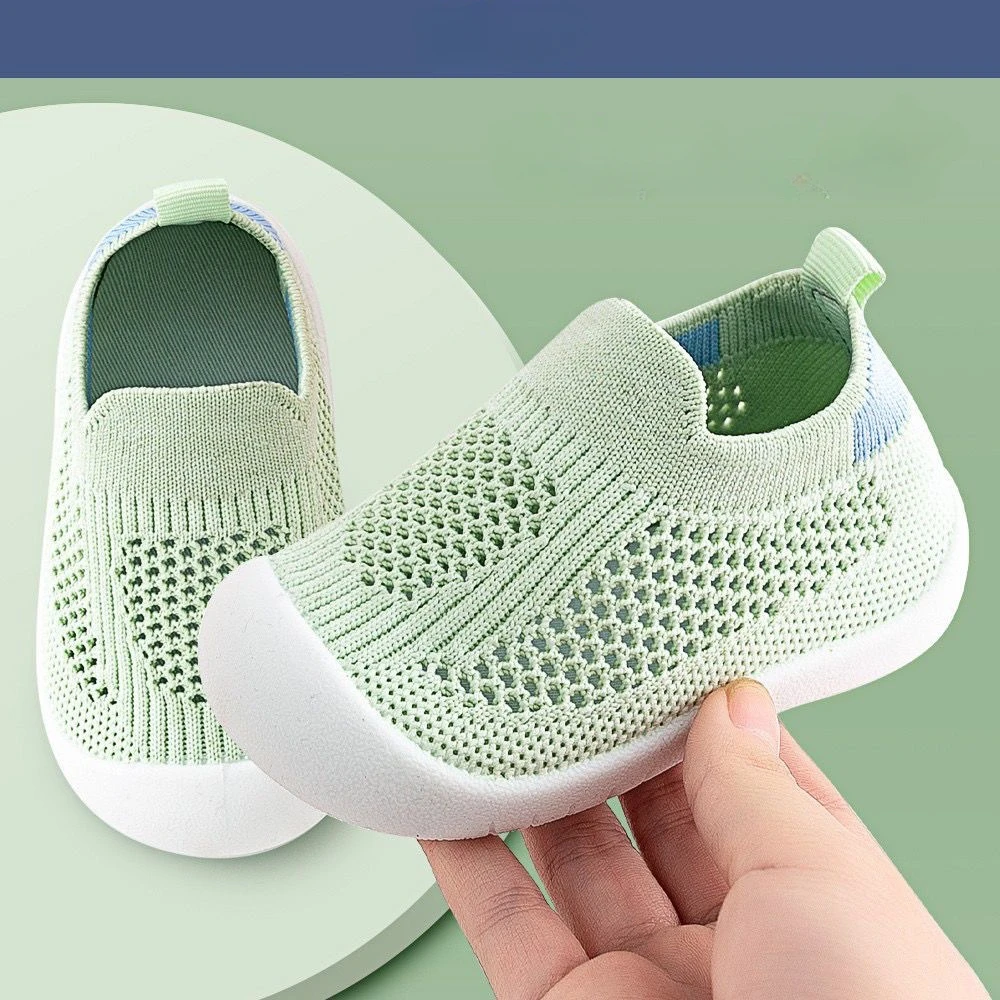 Baby Frühling/Sommer weiche Sohle Socken Schuhe Mesh Unisex Baby Anti-Rutsch-Bodens ocken Kinder 0-3t leichte weiche Wanderschuhe Image