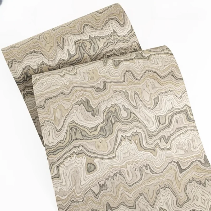ALPI-Technologie Marmor-Holzfurnier-Figurenplatten für hochwertige Dekorationsprojekte, Wände, Möbelfurnier, L: 2,5 Meter x 580 x 0,5 mm Image