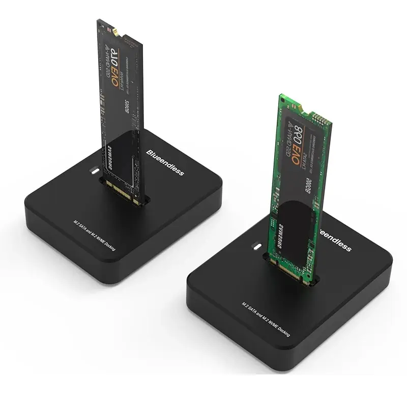 Blueendless Externe SSD-Festplatte M.2 SSD-Gehäuse 10G Online-Lese-Schreibgeschwindigkeit SSD-Gehäuse für M.2 NVME SSD-Dockingstation Image