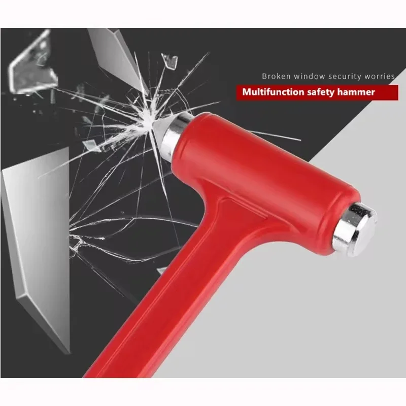 1/2/4PCS 2in1 Auto Sicherheit Hammer Notfall Escape Tool Kit Auto Auto Fenster Glas Hammer Breaker und Sicherheitsgurt Cutter Escape Tool Image