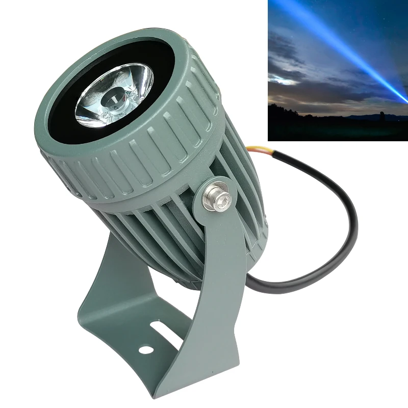 Outdoor-LED-Strahler, wasserdicht, IP65, Wandleuchte, schmaler Abstrahlwinkel, LED-Flutlicht, 3 W, 10 W, Spot-Lampe, Fern-Wandfluter-Lampe